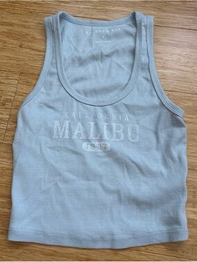 Aeropostale Ribbed Malibu Tank Top